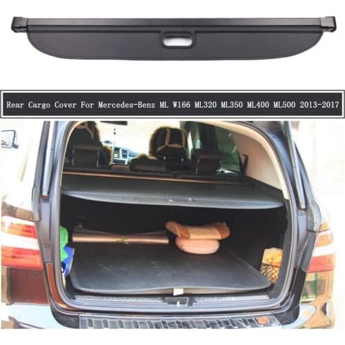Rear Cargo Cover For Mercedes-Benz ML W166 ML320 ML350 ML400 500 2013-2017 Partition Curtain Screen Shade Trunk Security Shield