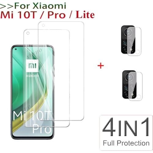 For xiaomi mi 10 t lite 10 t pro camera glass protective glass on xiomi mi10 t mi 10 t 10tpro mi 10t screen protectors film