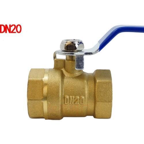 1pc Brass Plumbing Ball Valve Water Valve DN20(3/4") Female BSPP
