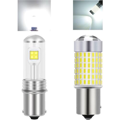 1pcs High Power 1156 LED P21W 7506 BA15S LED Super Bright Auto Brake Lights Car Reversing Lamp Reverse Bulbs Turn Signal Bulbs