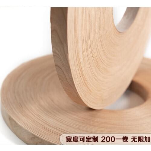 100meters/roller Width:20mm Thickness:0.5mm Natural Cherry Wood Skin Edge Banding