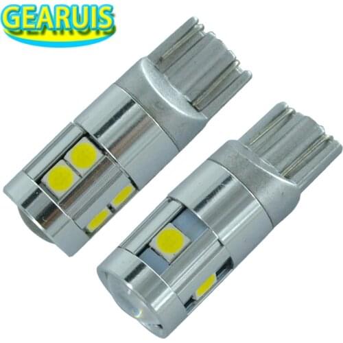 10X Car Styling t10 3030 9 smd 5smd W5W Canbus Error Free Non polarity Car Wedge Light Marker Lamp Reverse License Plate Bulb
