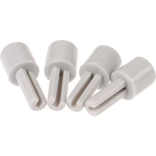 2/4pcs Mixer Potentiometer Lengthening Shaft Grey Plastic Extension Shaft