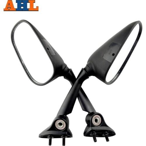 AHL Motorcycle Rear Side View Mirrors Rearview Mirror Back Convex Mirror for Yamaha YZF-R1 YZFR1 2009 2010 2011 2012 2013 2014