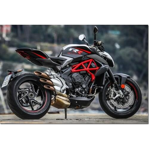 Agusta Brutale 800 RR Motorcycles Photo Wall Art Poster Canvas Painting for Bedroom Decoration