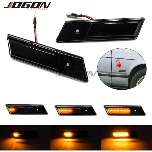 Side Marker Lamp For BMW 3 5 7 Series E32 E34 E36 1990-1996 M3 LED Dynamic Turn Signal Indicator Light Car Accessories