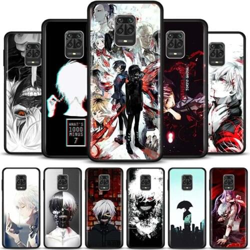 Case For Xiaomi Redmi Note 10 Pro Max 5G 9 9S 9Pro Cover For Redmi K40 Pro Plus 9 Power 9T Tokyo Ghoul Anime