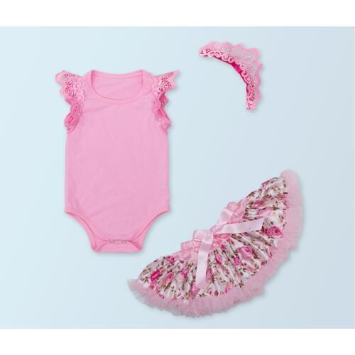 DollMai Reborn baby girls clothes ribbon bowknot waistband calico skirt suit for 50-55cm silicone reborn babies accessories