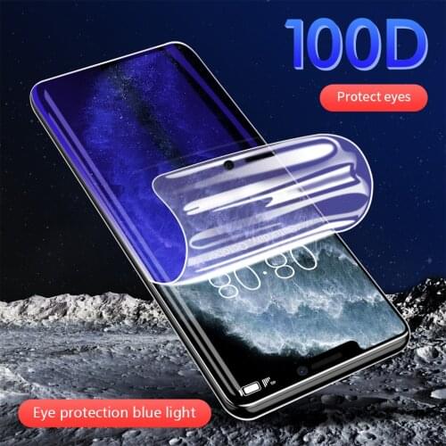 100D Anti Blue Light Hydrogel Film For iPhone 11 Pro Max Screen protector for iPhone X XR XS MAX 11 7 8 plus 6 6S plus Not Glass