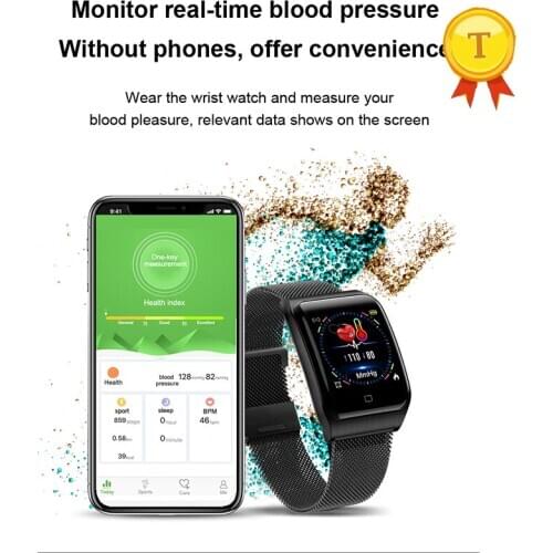 Best selling 1.3 inch Color Screen real time blood pressure Smart Bracelet Fitness Tracker heart rate monitor Sport Smart band