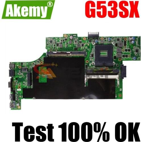 G53SX 4 Memory slot mainboard For ASUS G53SW G53S VX7 VX7S G53SX Laptop motherboard MAIN BOARD