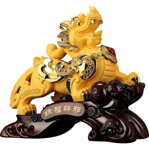 BRAVE PI XIU FURNISHINGS FENG SHUI HOME DECORATION ACCESSORIES LIVING ROOM WINE CABINET OFFICE DECORATION HOME DECORATION STATUE