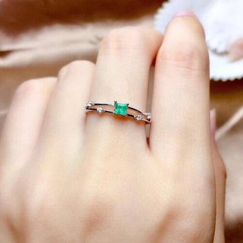 Fashion Jewelry Green&Emerald green Rings For Women Party Ring Gifts for Grandmas Valentines Day