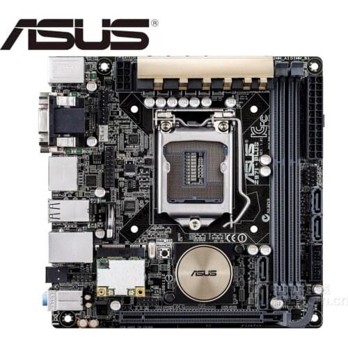 Asus Z97I-PLUS Desktop Motherboard Socket LGA 1150 i7 i5 i3 DDR3 SATA3 USB3.0 USED mainboard