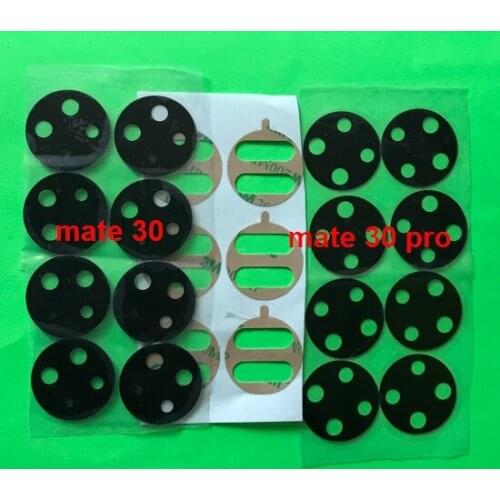 500Pcs Back Rear Camera Lens Glass Cover For Huawei Mate 20 30 10 P20 Lite P30 Pro Parts with Adhesive Sticker