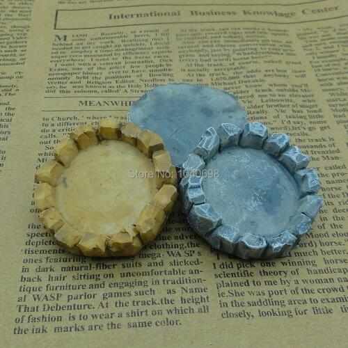 5pcs/lot resin solid pool 41mm fairy garden gnome moss terrarium decor crafts bonsai home decor for DIY