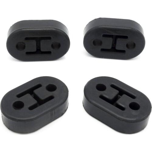 Universal 1pc 2 Holes Muffler Insulator Hanger Car Exhaust Tail Pipe Mount Bracket Hanger Auto Parts Accessories