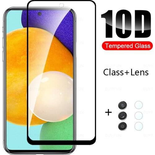 Protective Glass For Samsung Galaxy A52 4G SM-A525F Glass Screen For Samsung Galaxy A52 5G SM-A526B Camera Protective Lens Film