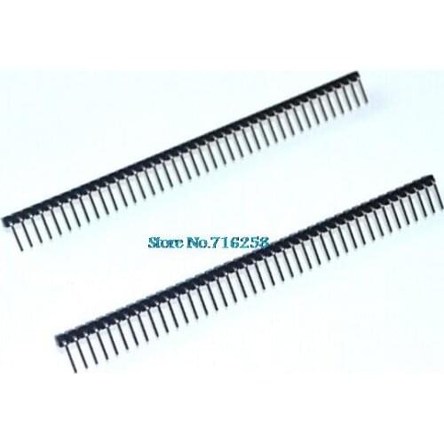 10PCS 1x40 Pin 2.54mm Right Angle Single Row Male Pin Header Connector