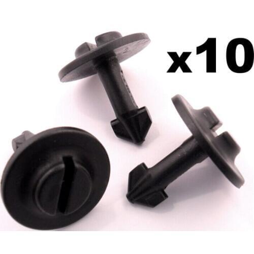 10x For Audi Plastic Twist Bolt Clip Pin- Engine Undertray Splashshield Arch Lining