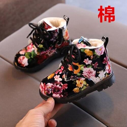 2021 new autumn and spring children single leather boots girls fashion short boots boys cool martin boots