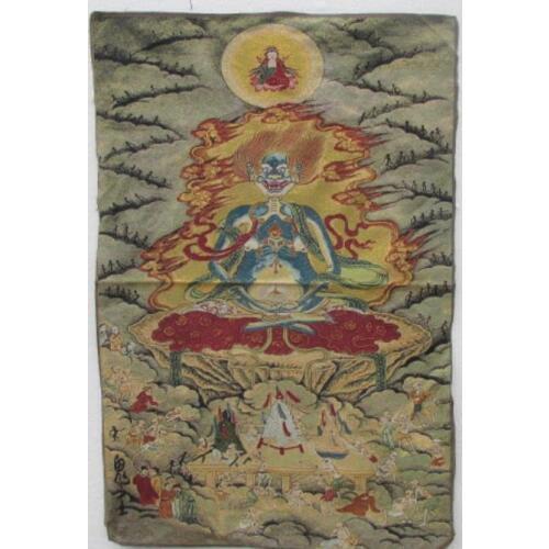 35.46' /Tibet Nepal thangka tara buddha statue Guan Yin Exorcism peace wealth
