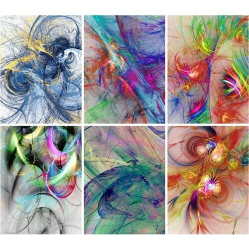 Huacan 5d diy diamond painting Mandala flower home decor diamond mosaic embroidery fantasy color floral wall stickers