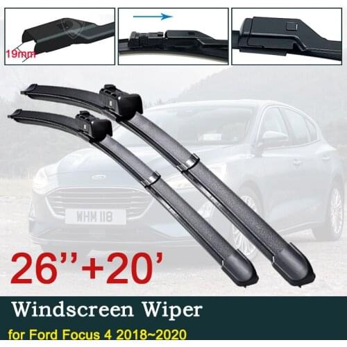 Car Wiper Blades for Ford Focus 4 2018~2020 2019 MK4 Front Window Windshield Windscreen Wipers Car Accessories Stickers