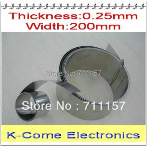 Free Shipping 0.25mm Thickness 200mm Width Stainless Steel Sheet Plate Leaf Spring Stainless Steel Foil The Thin Tape