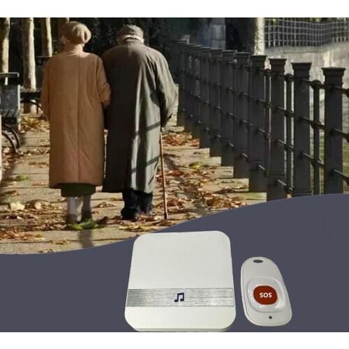 Wireless Caregiver Pager SOS Call Buttons Nurse Calling Alert Patient Help System for Home Elderly Patient