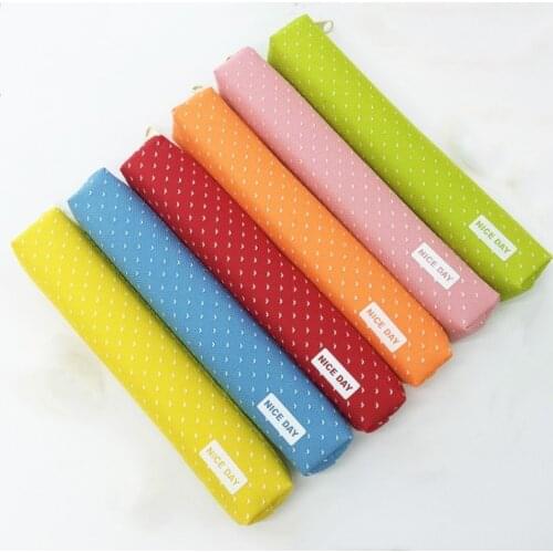 Colorful School Pencil Case Holder Protective Carrying Box Storage Container for Pen Creative Pencil Bag Stationery for Girls