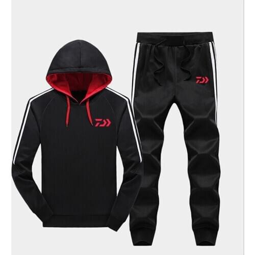 Daiwa Fishing Clothes Fishing Suit Cotton Outdoor Sport Wear Spring Autumn Fishing Tracksuits Clothes Fishing Jacket Pants Suit