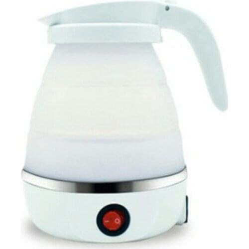 Travel Folding Kettle 304 Stainless Steel Thermostatic Electric Kettle Outdoor Carrying Telescopic Kettle US