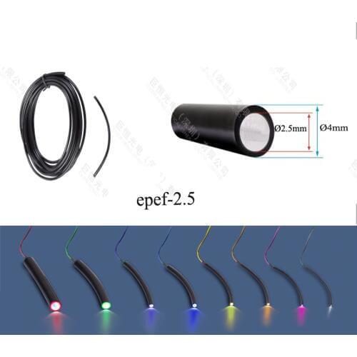Hot sale 2.5mm core end dot point emit swimming pool fiber optic lighting light decoration