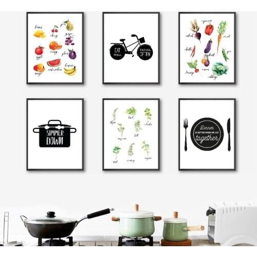 KOPHAEL Wall Paintings For The Kitchen