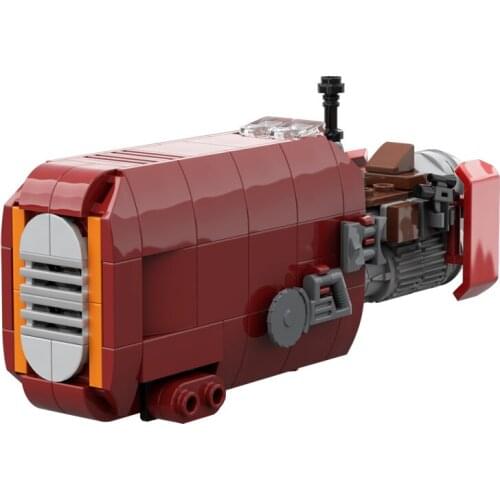 MOC Creative Model Interstellar Machine Series Rey Speed Car Building Block Toys DIY Bricks Set Educational Collectible Gift