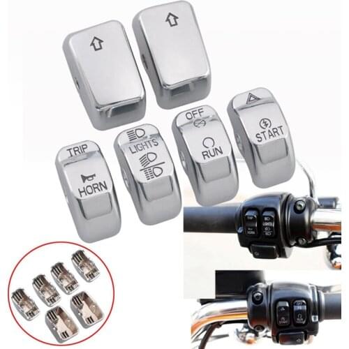 Motorcycle Handle Switch Button Button Switch Assembly Switch Button Housing Cover for Dana Sportster Softail
