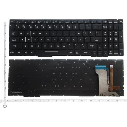 New for Asus Rog ZX53V ZX53VD ZX53VE ZX53EW Laptop us English red Backlit Keyboard