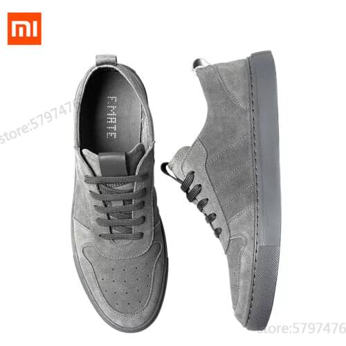 New Xiaomi F.Mate Breathable Men Casual Shoes Hand Made Shoes in Frosted Leather Lightweight Soft Breathable And Stylish