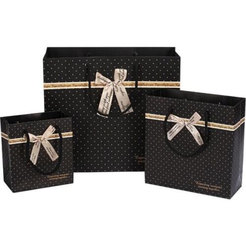 Wholesale 100PCS/LOT Paper Bag/Paper Gift Bag Best Gift For Wedding Birthday Party Package Can Print LOGO