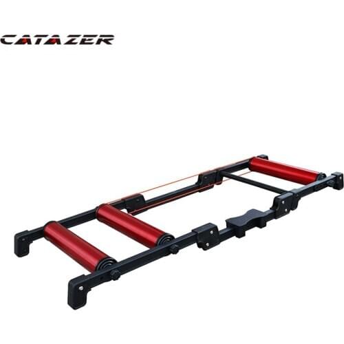 Cycling Folding Bike Roller Trainer Cycling Indoor Training Station Road Bicycle Exercise Station Fitness Bicycle Trainer