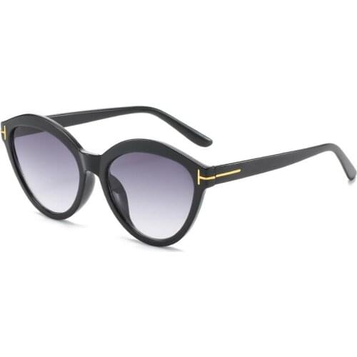 Classic Retro Cat Eye Sunglasses Women Plastic Fashion Brand Designer Sun Glasses Gradient Female Glasses Oculos Feminino UV400