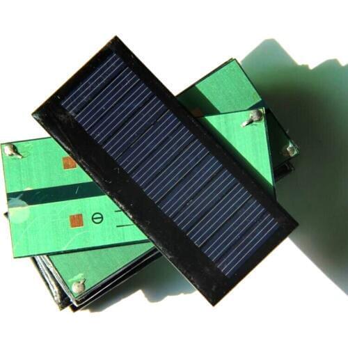 BUHESHUI High Quality 0.3W 5.5V Solar Cell Polycrystalline Solar Panel Module DIY Solar Charger 86*38MM 10pcs/lot Free Shipping