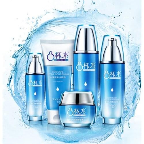 One Spring Facial Skin Care Set Moisturizing Revitalizing Moisturizing Shrinking Pore Firming Skin Care 5pcs/set