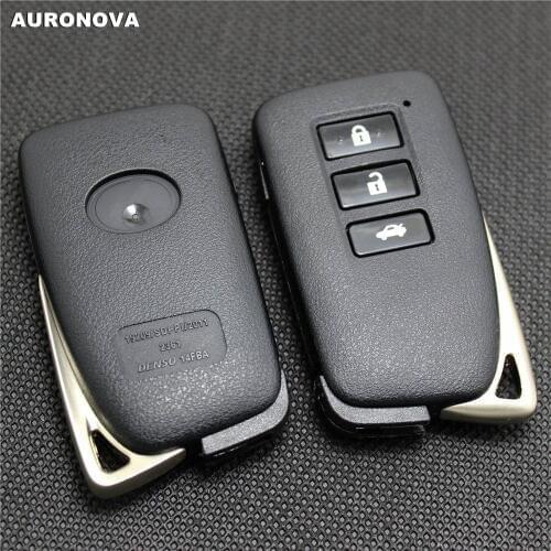 AURONOVA Replace Smart Key Shell for Lexus ES350 RX IS LS GS IC 3 Buttons Replace Car Key Shell