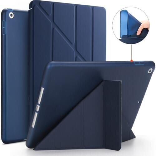 VNSTRIP Smart wake up caseTPU + PU folio case for iPad 9.7 inch protective case stand case