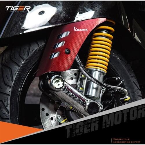 For VESPA GTS 125 200 300 2013-2020 Motorcycle Front Wheel Rocker Shock Cover Protector CNC Aluminum