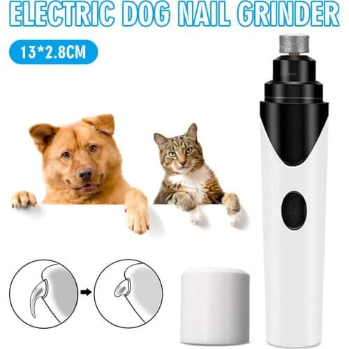 1PC Rechargeable Dog Cat Claw Toe Nail Grinder Electric Pet Grooming Trimmer Tool Professional Home Nail Clippers Pet Supplies