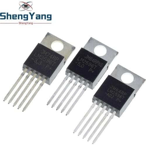 10PCS IC LM2596T-ADJ LM2596T-3.3 LM2596T-5.0 TO-220 Voltage Regulator 3A Adjustable NEW