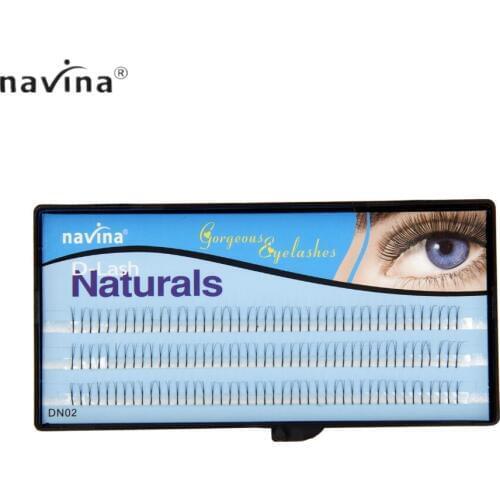 100pcs/lot NAVINA 135 Strips 3D lash Natural Soft False Eyelash Extension 3D Lash W Deluxe Lashes VOLUME Flase Eyelashes